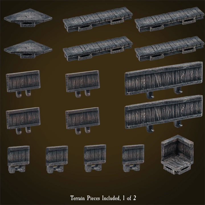Scaffolding - Widow's Walk Builder (Unpainted)