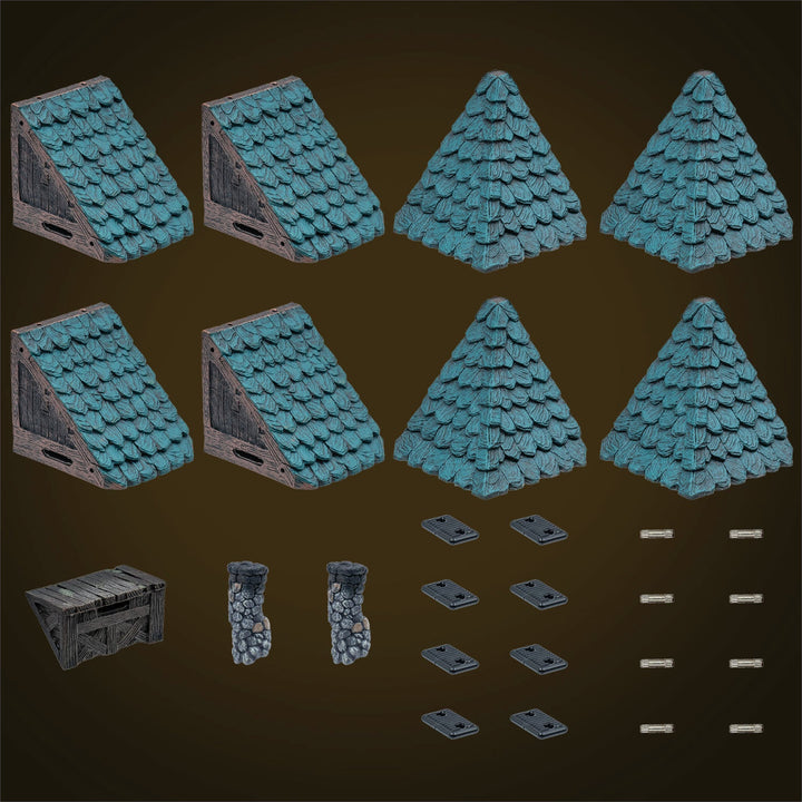 Modular Roof Core - Standard Roof - Green (Unpainted)