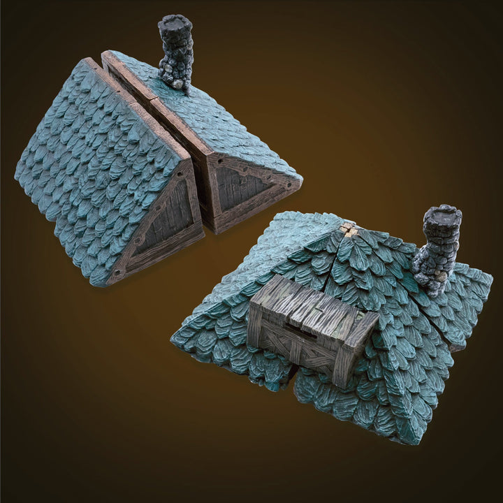 Modular Roof Core - Standard Roof - Green (Painted)