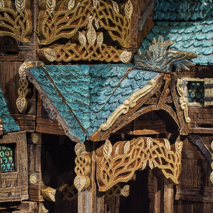 Modular Roof - Rustic Rake Soffits - Green (Unpainted)