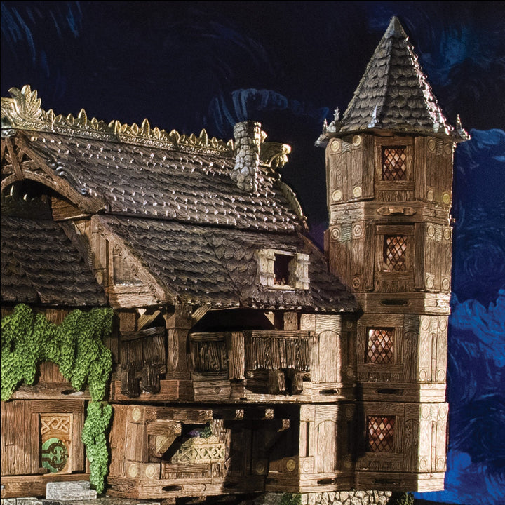 Wizard Hat Roof - Dark (Painted)