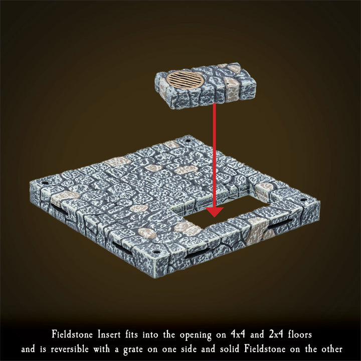 Fieldstone Core - 4x4 Floors Remastered (Unpainted)