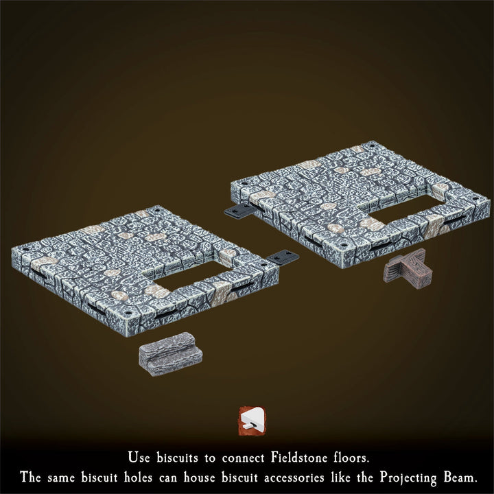 Fieldstone Core - 4x4 Floors Remastered (Unpainted)