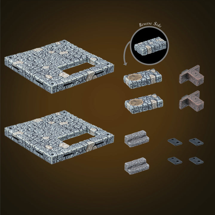 Fieldstone Core - 4x4 Floors Remastered (Unpainted)