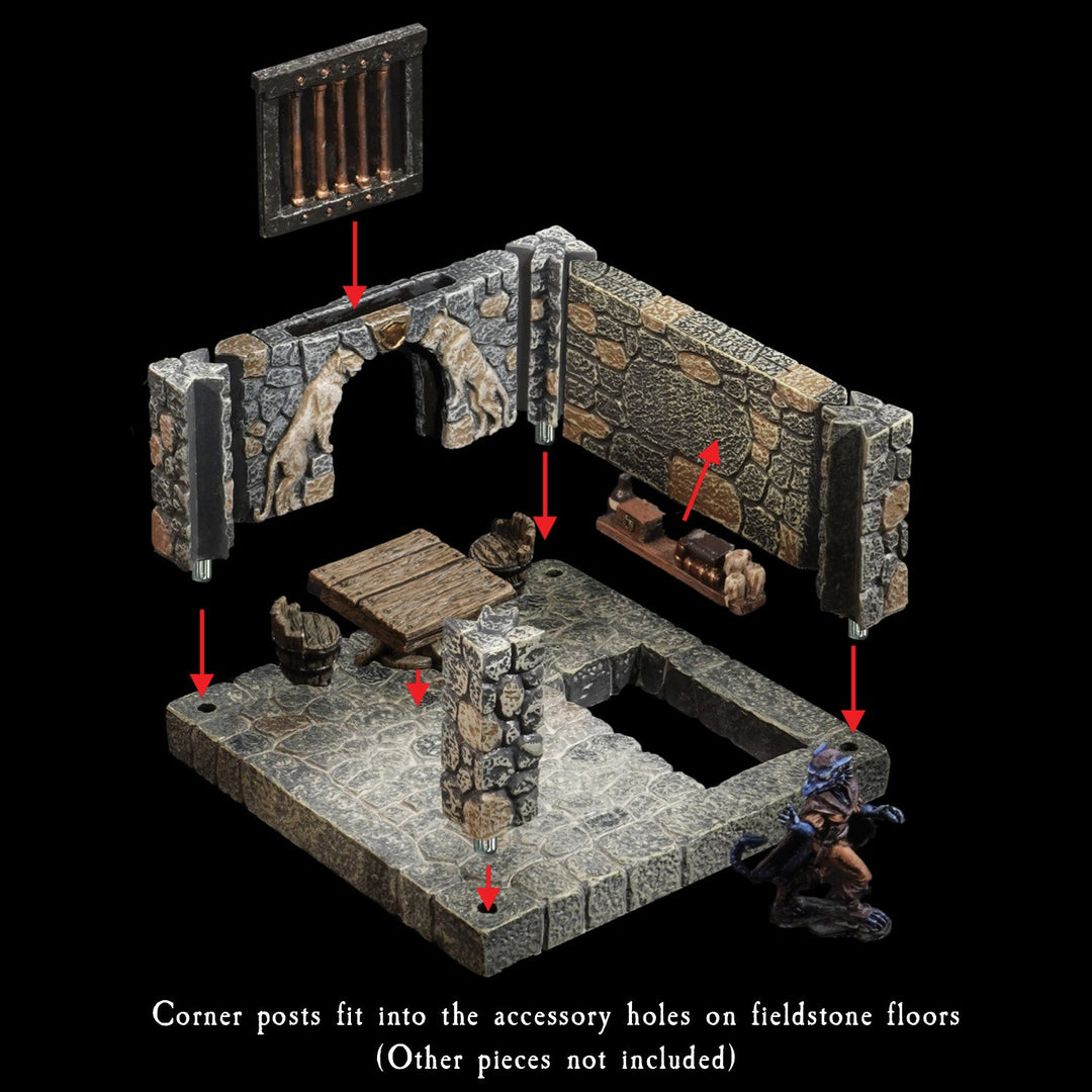 Fieldstone Core - Standard Walls & Posts (Painted)