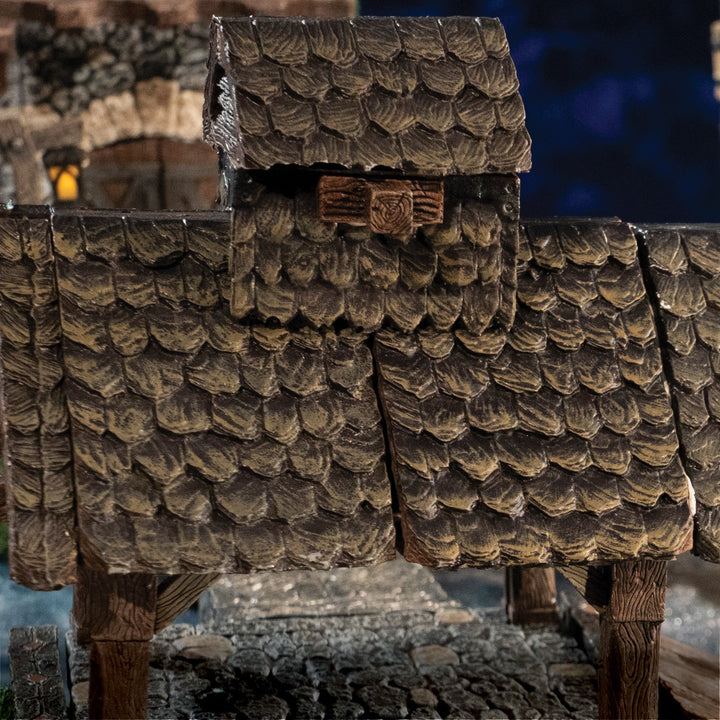 Modular Roof - Rustic Steeple - Dark (Painted)