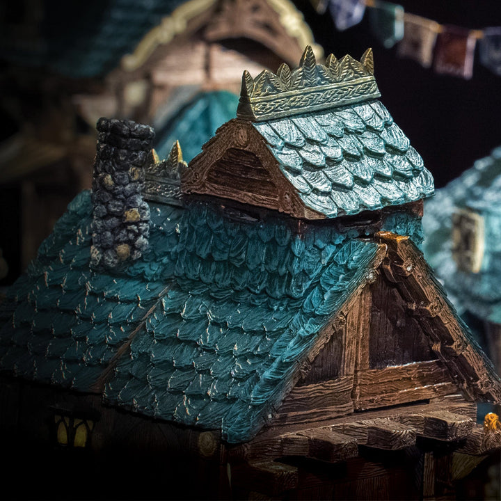 Modular Roof - Rustic Steeple - Green (Painted)