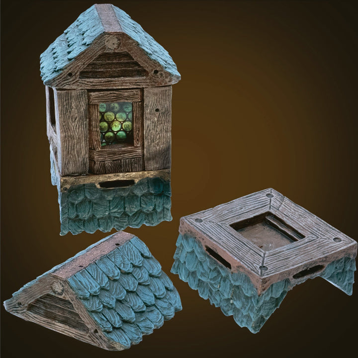 Modular Roof - Rustic Steeple - Green (Unpainted)