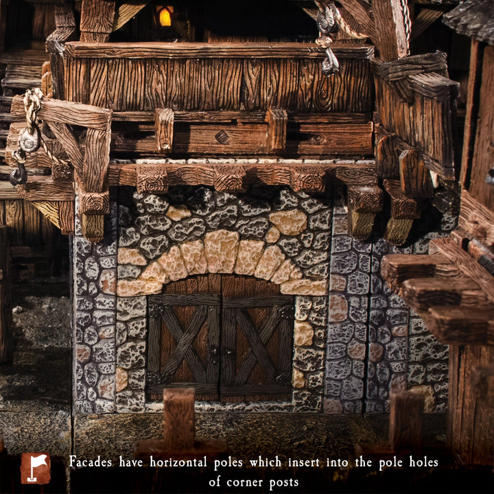 Rustic Wood - The Poet's Nook w/ Green Roof (Unpainted)