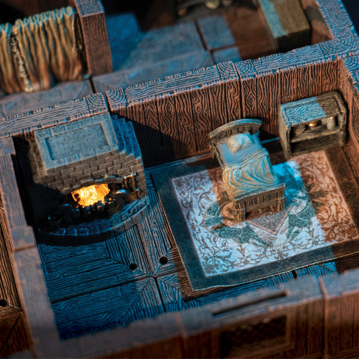 Curtains & Rugs Dressing (Painted)