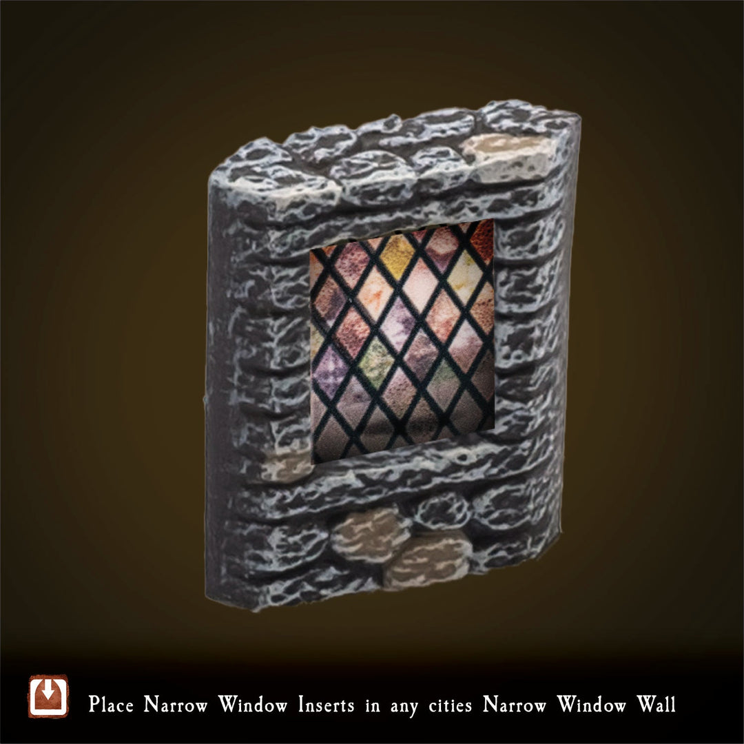 Fieldstone - Narrow Walls & Posts (Painted)