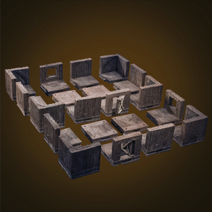 City Builder Basics - Wood Starter (Painted)