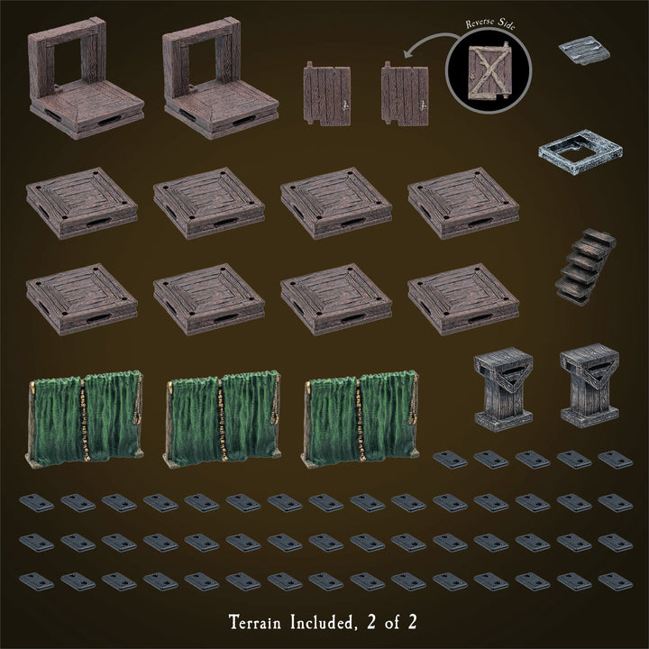 City Builder Basics - Wood Starter Mega (Painted)