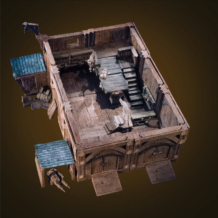 Landmark - Wharf Warehouse Bundle (Painted)