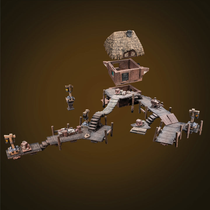 Landmark - Harbormaster's Hut Bundle (Unpainted)