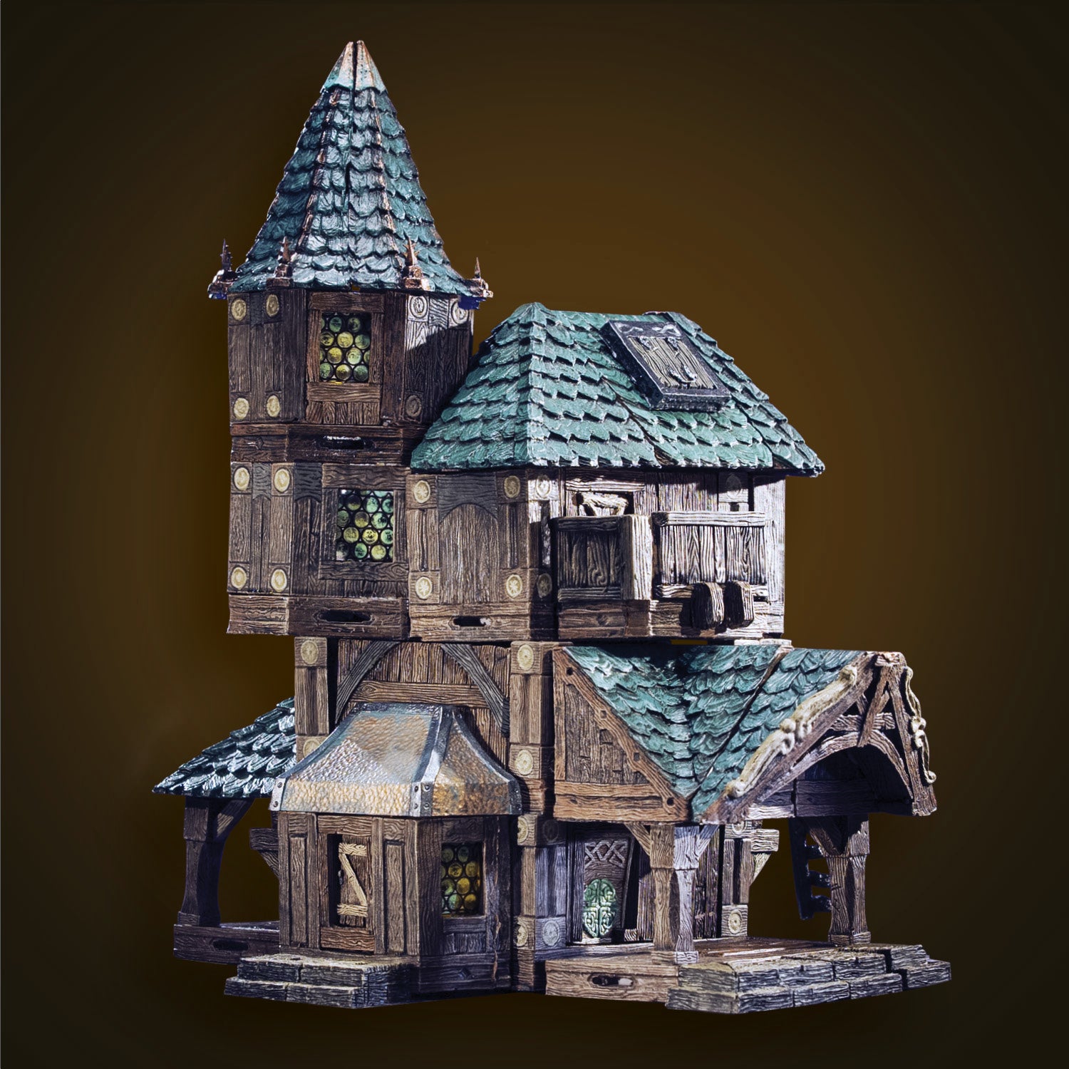 Landmark - Wizard's Townhouse Bundle (Unpainted) – Dwarven Forge