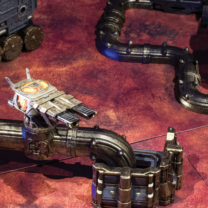 Terrain Tray Single 12"x12": Alien Planet / Tech Floor