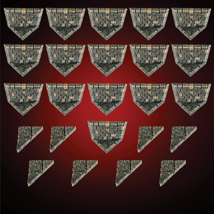 Diagonal Wall Pack (Unpainted)