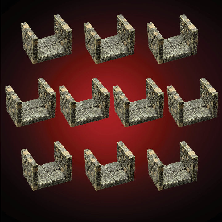 Dungeon Passage Pack #1/Flat Edge (Unpainted)