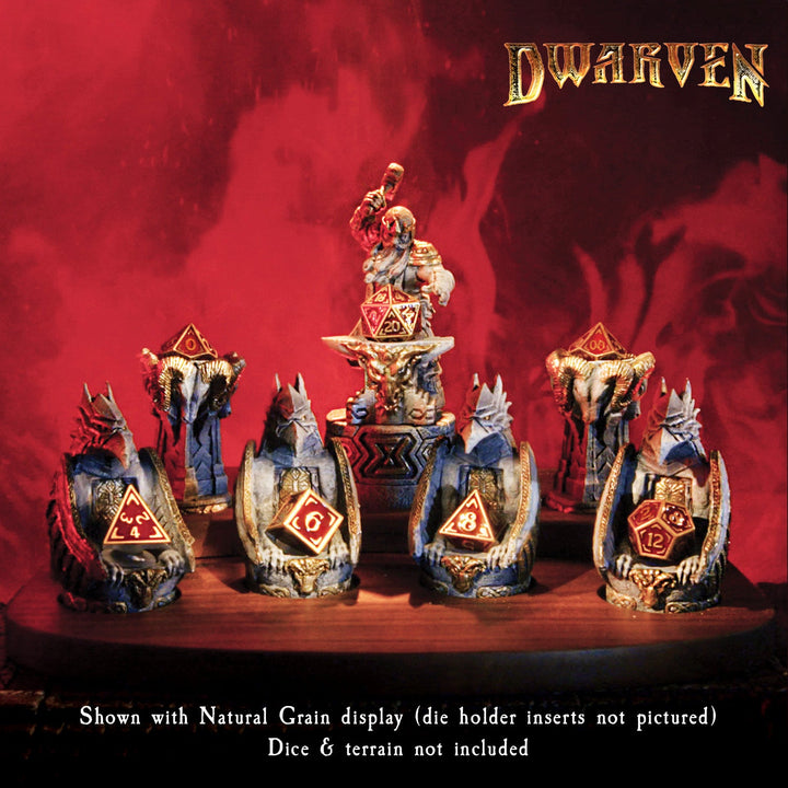 Dwarven Seven-die Reliquary Array - Plain Base