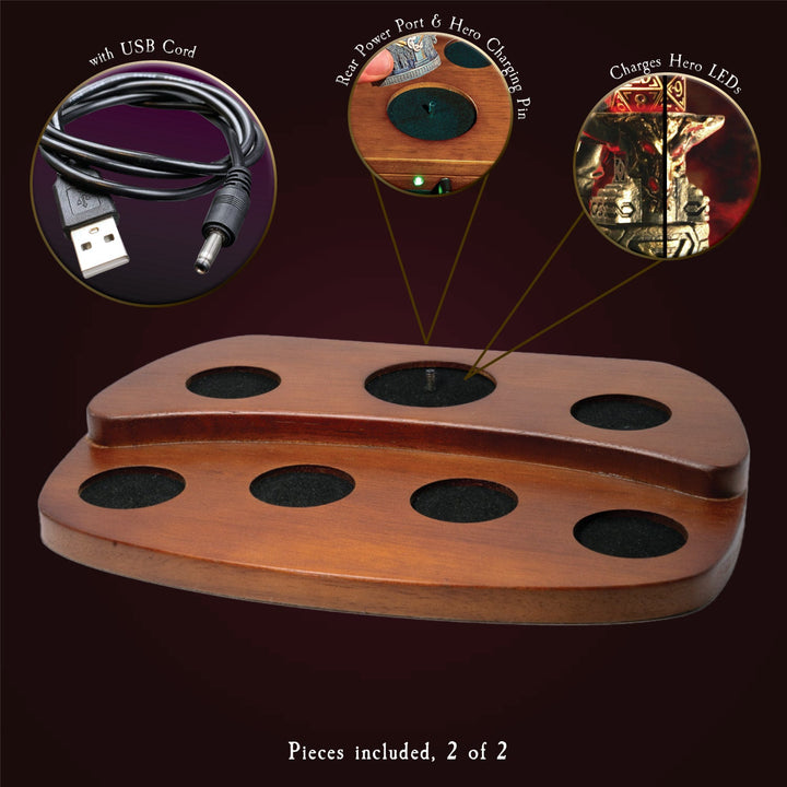 Dwarven Seven-die Reliquary Array - Plain Base