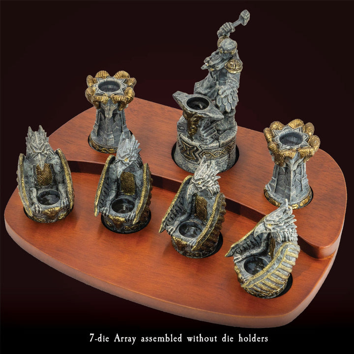 Dwarven Seven-die Reliquary Array - Plain Base