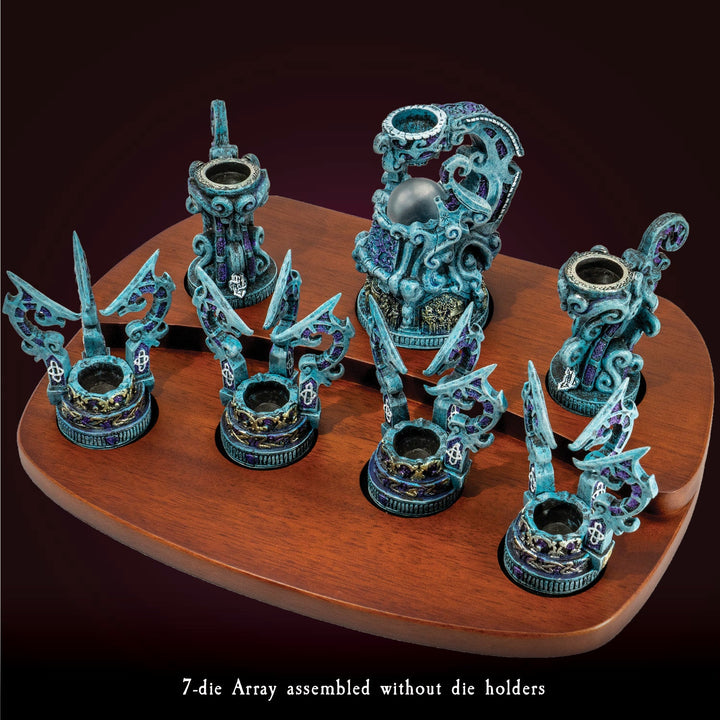 Elven Seven-die Reliquary Array - Plain Base