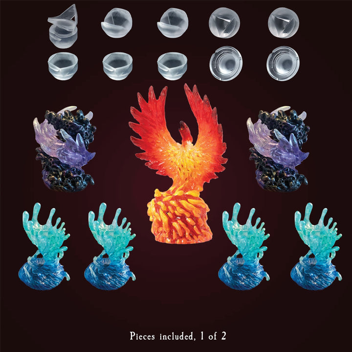 Elemental Seven-die Reliquary Array - Plain Base