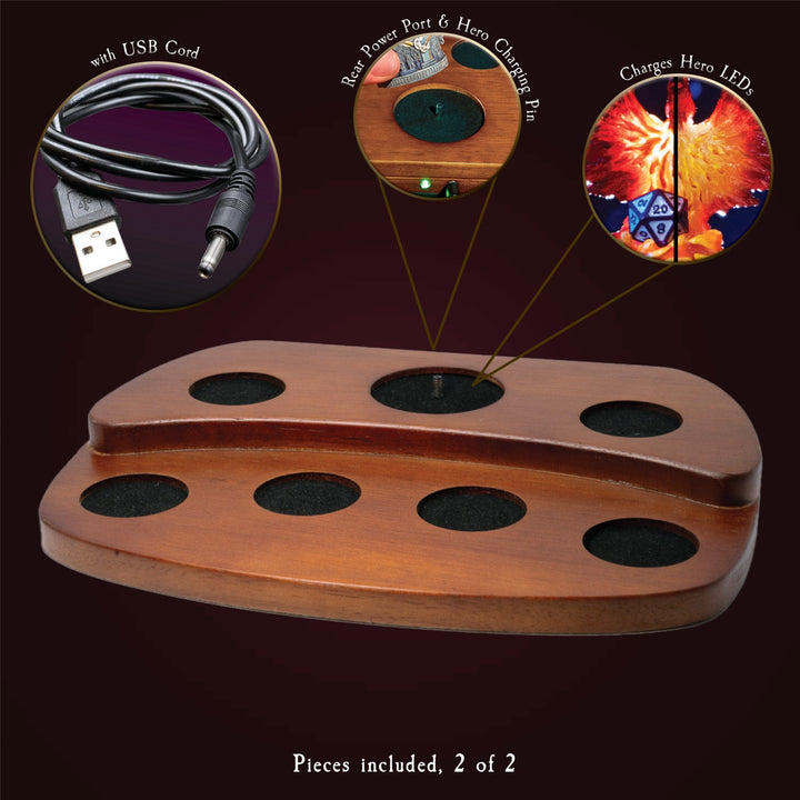 Elemental Seven-die Reliquary Array - Plain Base