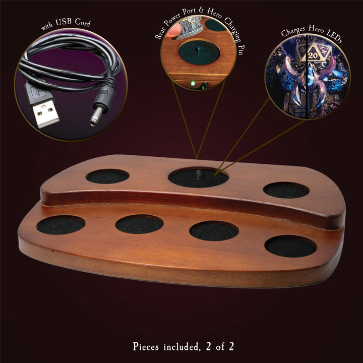 Eldritch Seven-die Reliquary Array - Plain Base