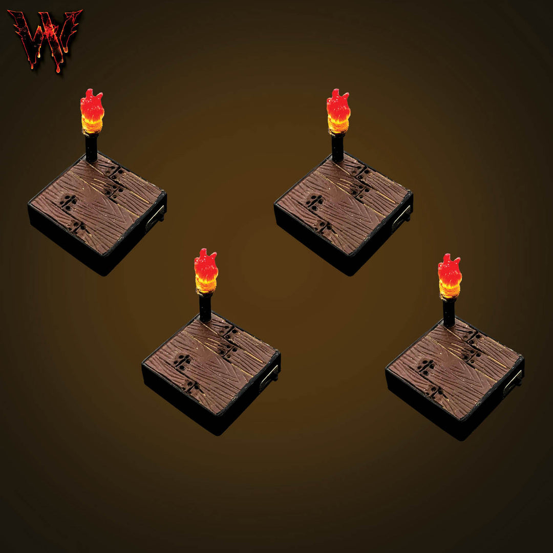 LED Torch Stand Pack (Painted)