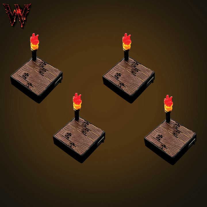 LED Torch Stand Pack (Painted)