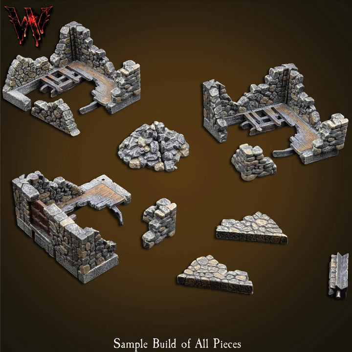 City Fieldstone Ruins (Unpainted)