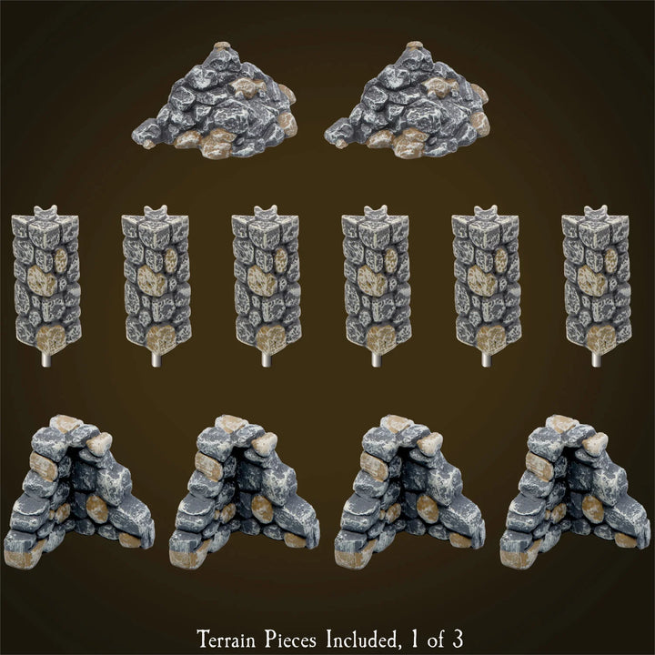 City Fieldstone Ruins (Unpainted)