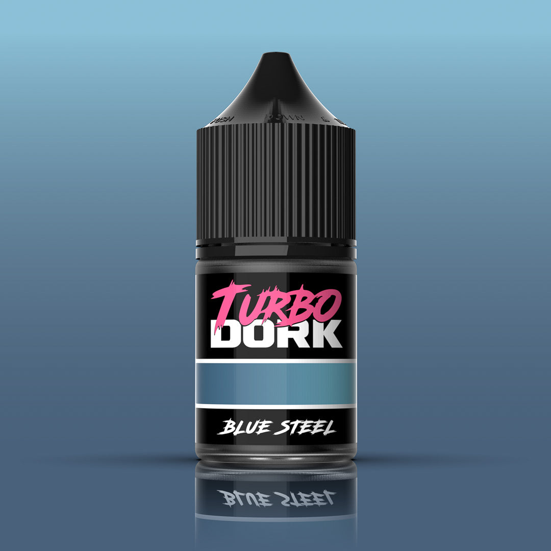 dorks vape juice Blue Steel Metallic Acrylic Paint (0.75 oz/22 ml) – Dwarven Forge