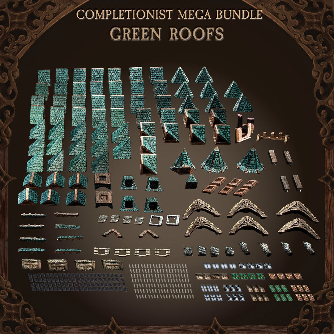 Completionist Mega Bundle - Green Roofs (Painted)
