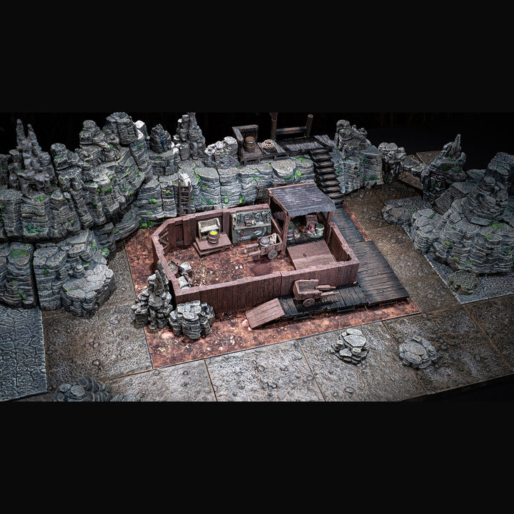 Battleboard Single 12"x12": Packed Dirt