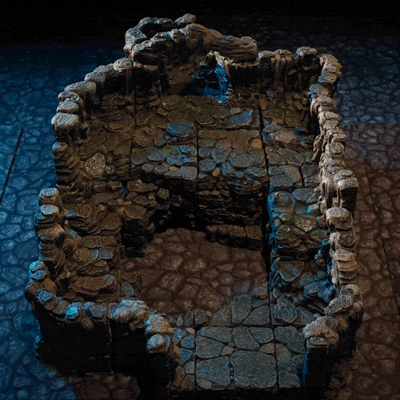 Modularity within caverns