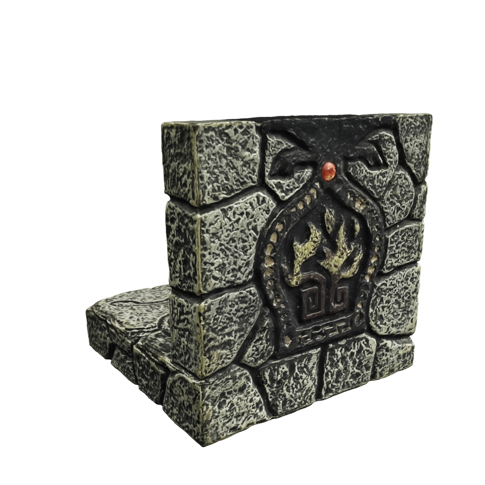 3D Model Temple Wall