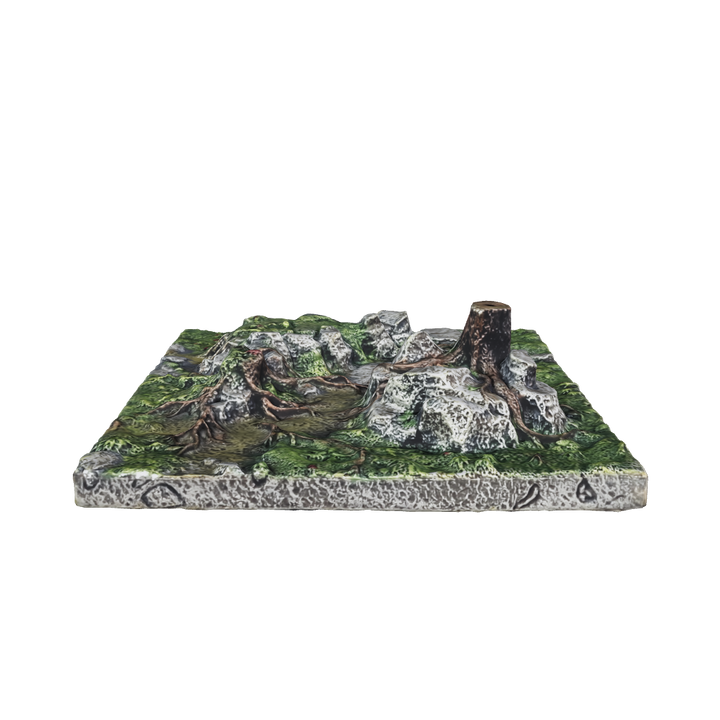 Forest Floor Curved Trail 3D Model