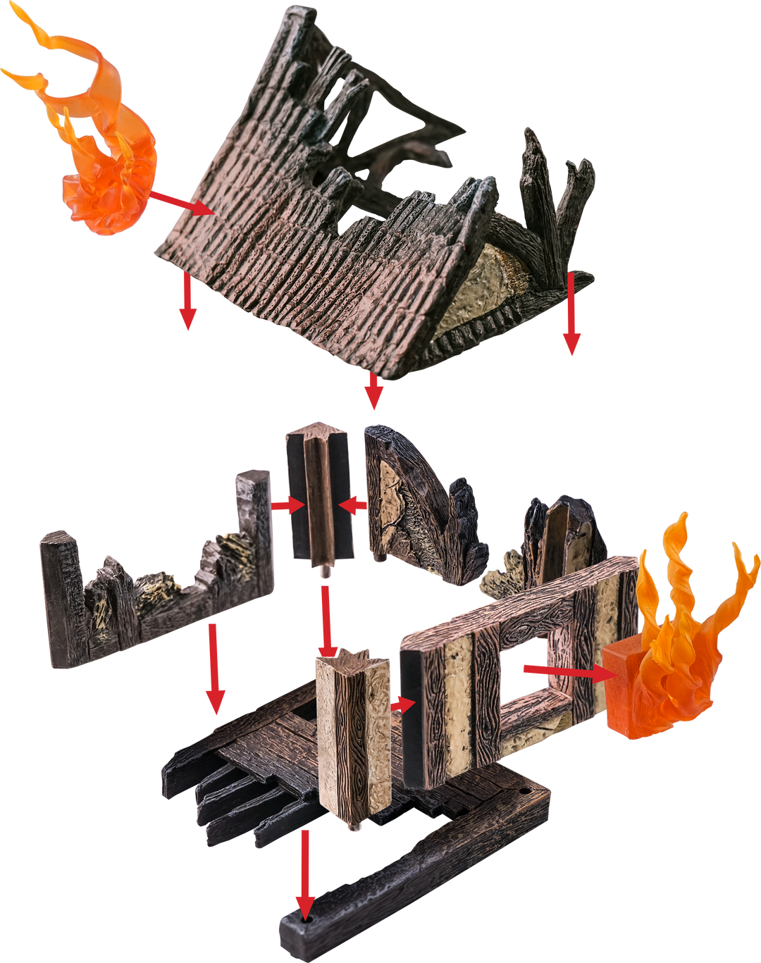 Tudor Ruins Add-On Pack (Unpainted)