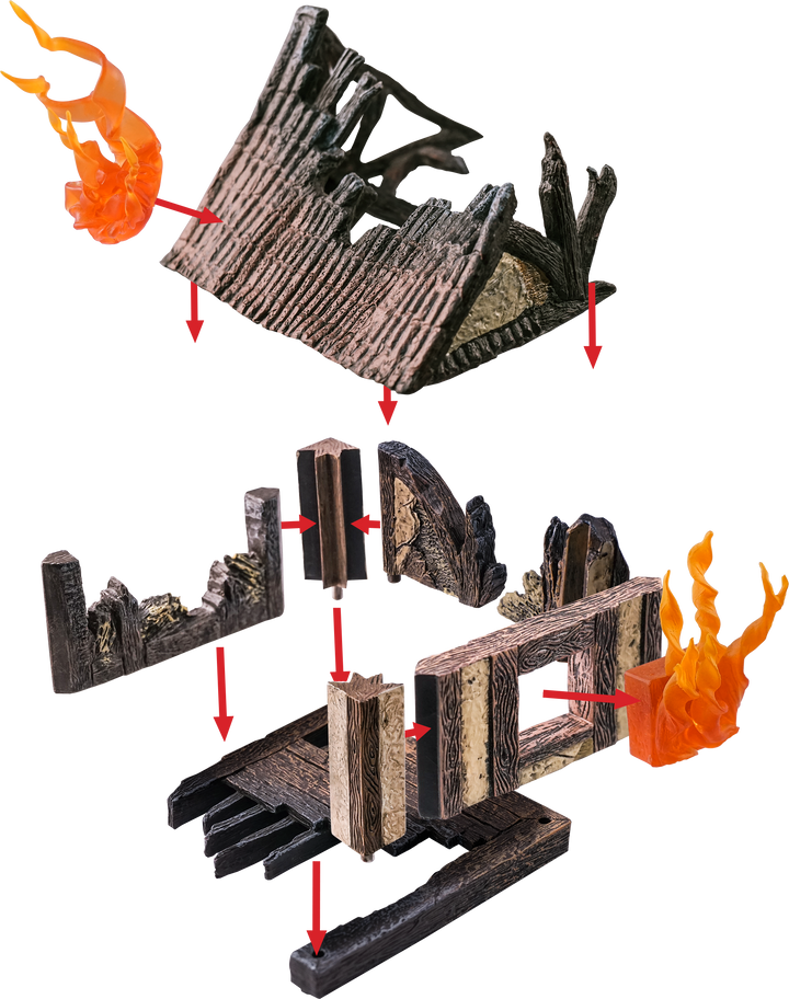 Tudor Ruins Add-On Pack (Unpainted)