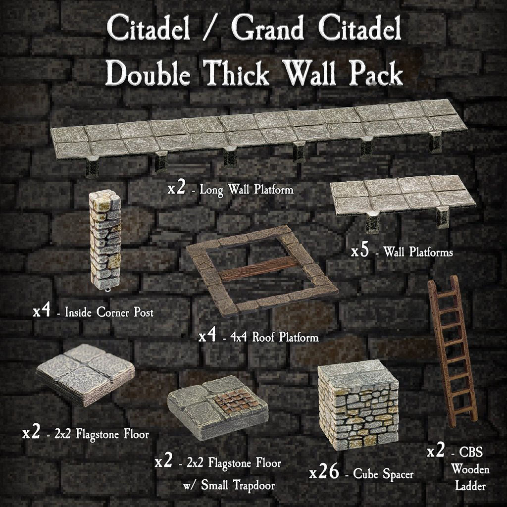 Citadel / Grand Citadel Double Thick Wall Pack (Painted)