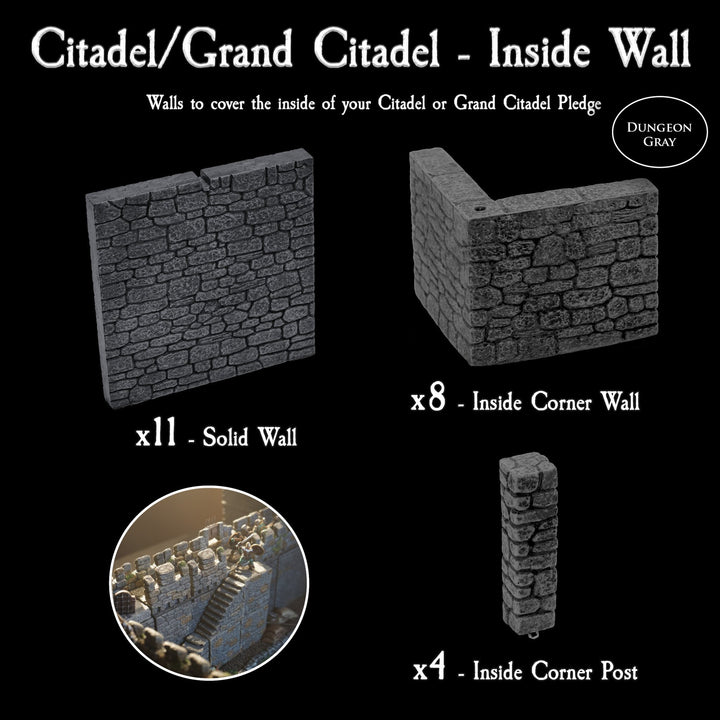 Citadel / Grand Citadel Inside Wall Pack (Unpainted)