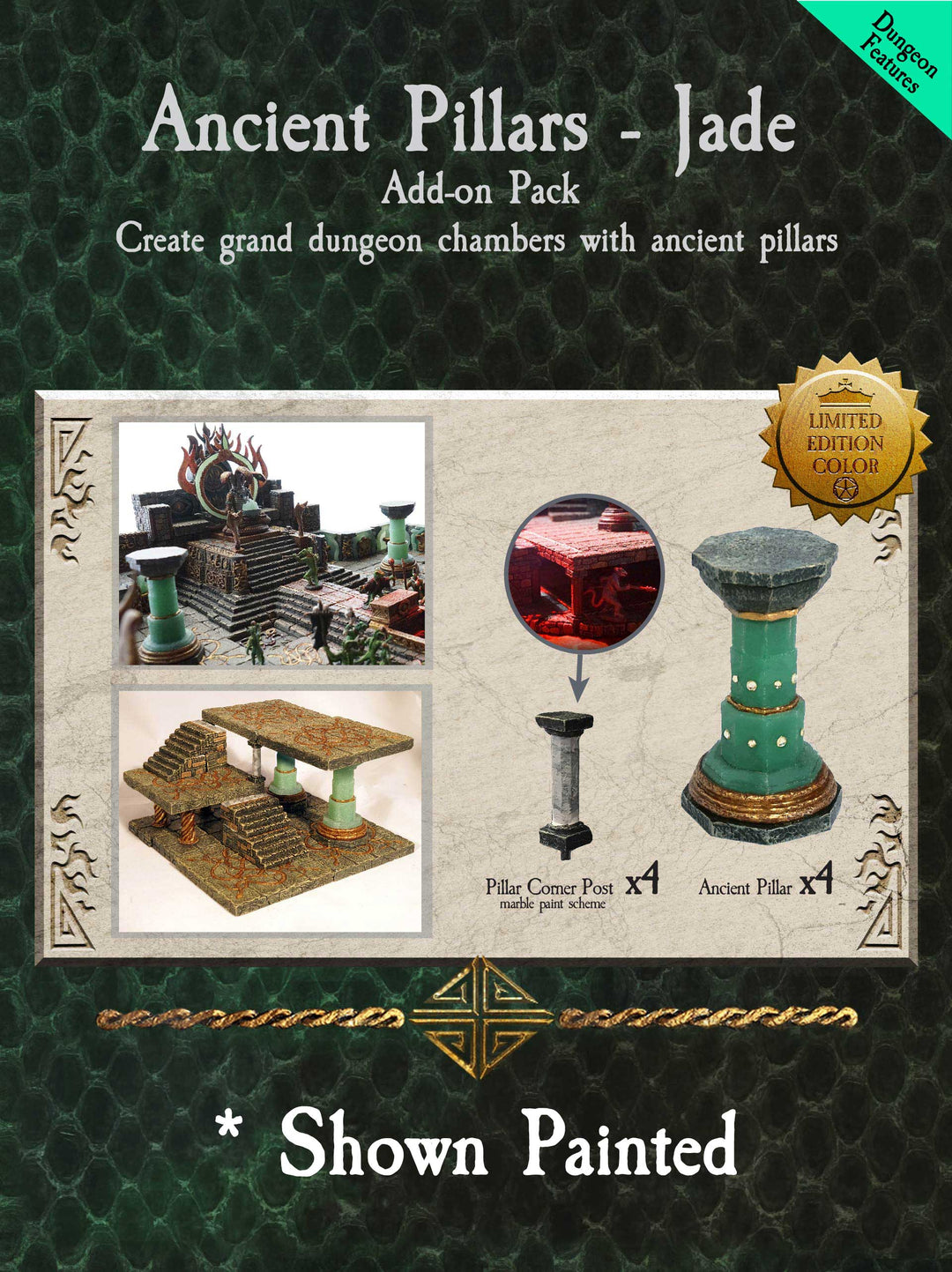 Ancient Pillars - Jade Limited Edition - Unpainted