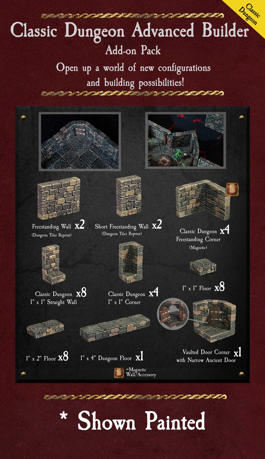 Classic Dungeon Advanced Builder - Unpainted