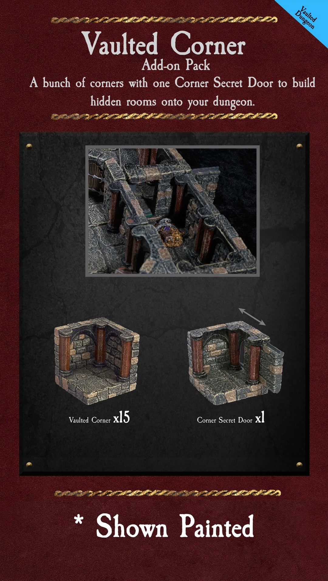 Vaulted Corners - Unpainted