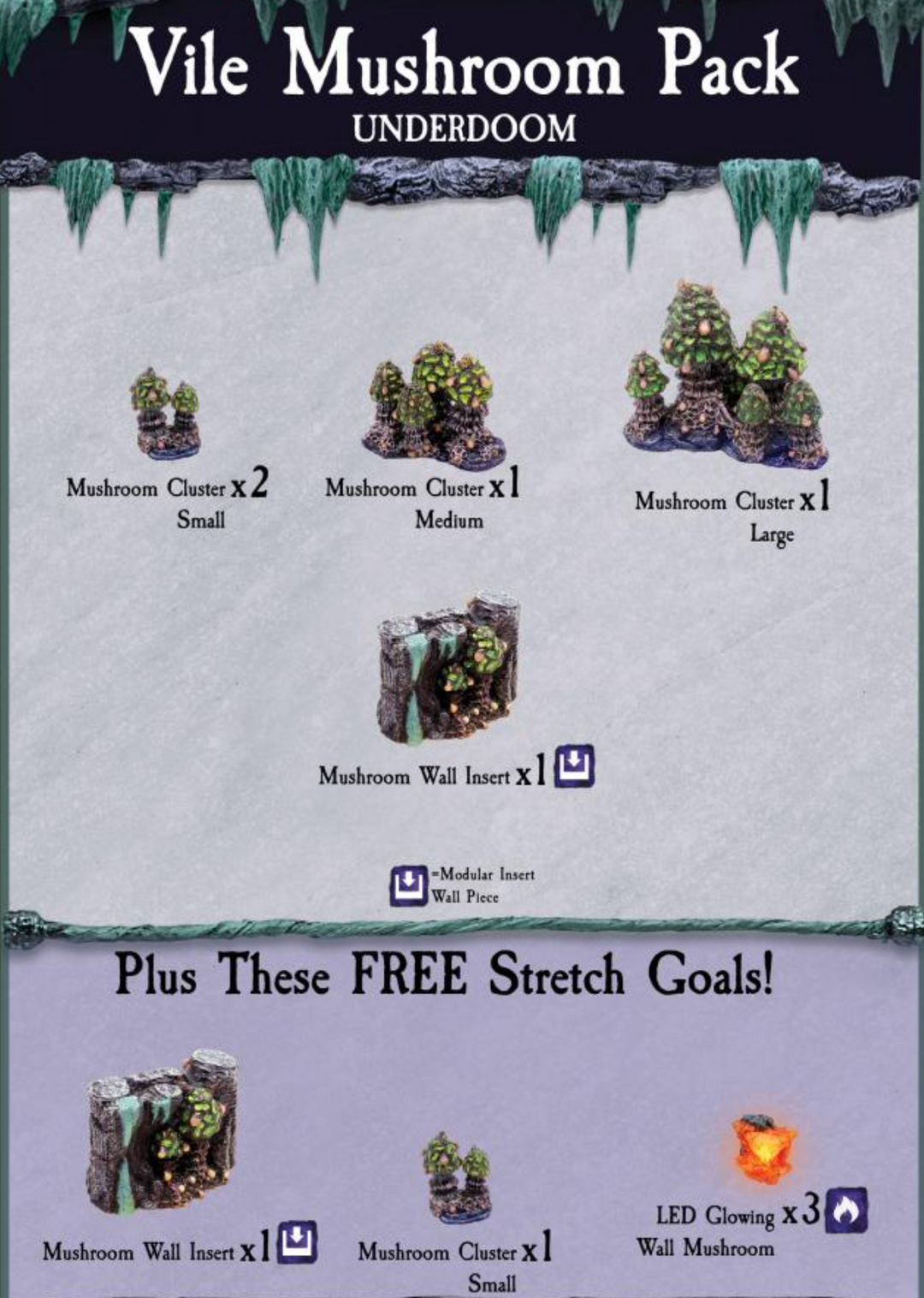 Vile Mushroom Pack - Underdoom (Painted)