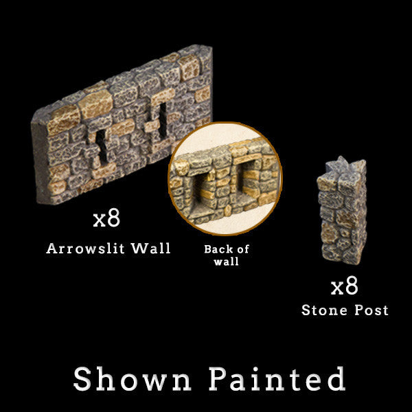 Arrowslit Walls (Unpainted)