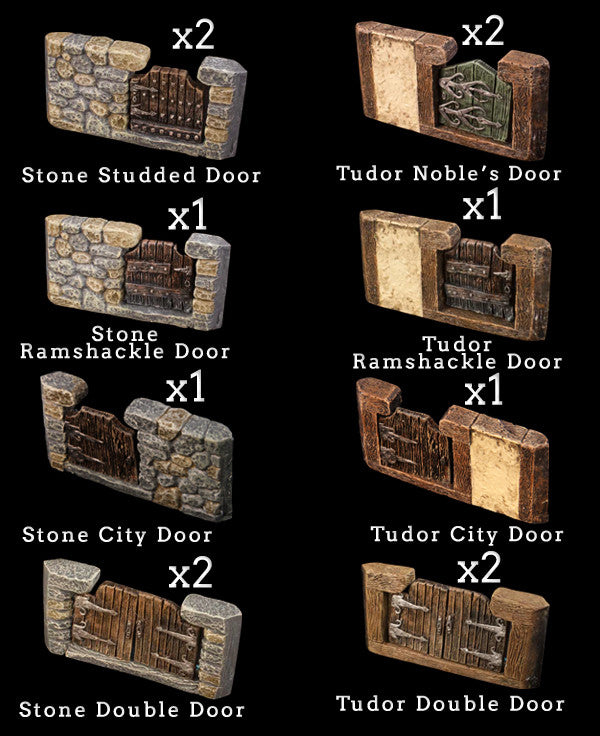 Door Set City Add-On Pack (Painted)